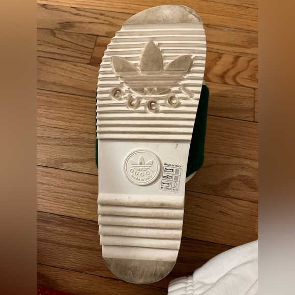 Adidas x Gucci Green Slides Size 7G - Picture 7 of 9